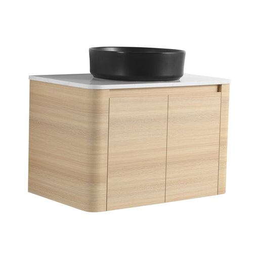 Mounted Bathroom Vanity With Art Sink & 2 Soft Close Doors Home Essentials