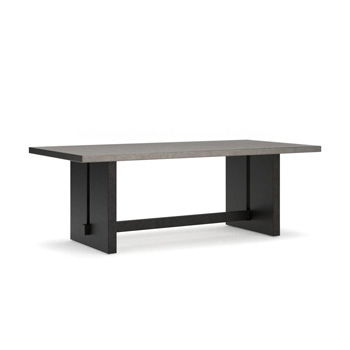 Salina Bay - Rectangular Dining Table With Umbrella Option - Black / Gray Millennium® by Ashley