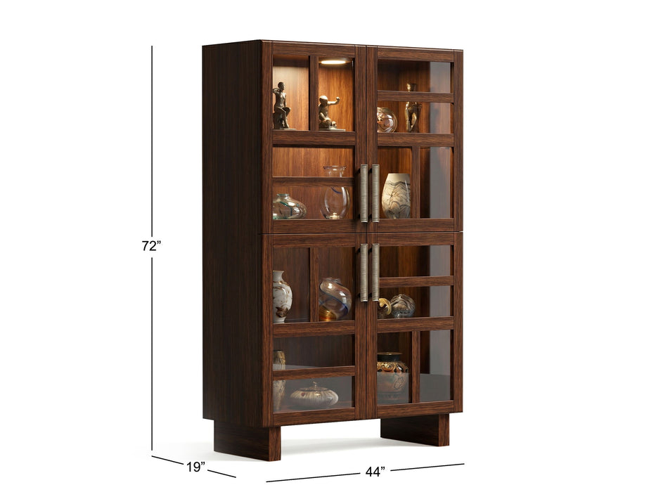 Reena - Display Cabinet - Rich Brown Magnussen Furniture