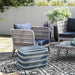 Santiago - Outdoor Conversation Chair - Slate Gray Simpli-Home