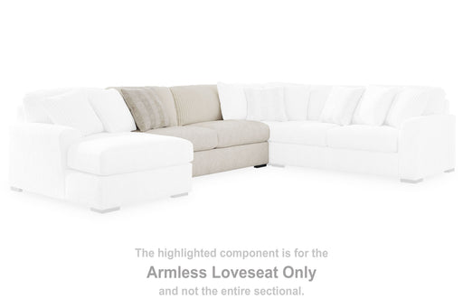 Chessington - Armless Loveseat - Ivory Signature Design by Ashley®