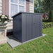 Outdoor Trash Can Storage Shed For 2 Bins Garbage - Gray Daily Nest