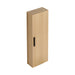 Tall Floating Bathroom Side Cabinet, Wall Mounted Single Door Storage - Light Oak Home Essentials