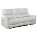 Amberly - 3 Piece Power Reclining Sofa Set - Light Gray Furniture Max