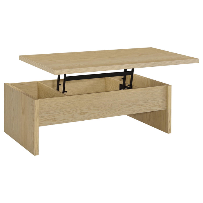 Parker - Lift Top Coffee Table - Light Oak Furniture Max