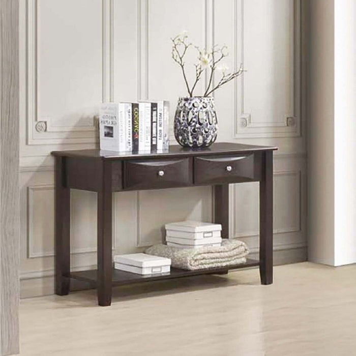 Simple Style Table With Shelf Home Essentials