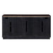 Geranio - Console Cabinet - Metallic Silver & Walnut ACME