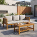 Patio Set Outdoor With Coffee Table And Cushions Hearth and Haven