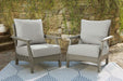 Visola - Lounge Chair w/Cushion (Set of 2) - Gray Signature Design by Ashley®