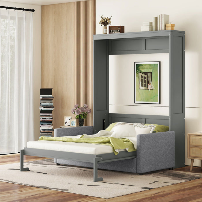 Murphy Wall Bed With Cushion DreamHaus