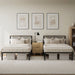 Platform Bed Frame With Charging Station & Headboard Shelves Home Essentials