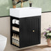 Modern Bathroom Vanity With Sink, Storage Cabinet, Drawer & Side Shelf Hearth and Haven