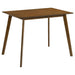 Aston - 5 Piece Counter Height Dining Set With Bent Backs And Upholstered Seats - Walnut Furniture Max
