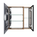 Wall Mounted Bathroom Cabinet & Adjustable Shelves - Imitative Oak Home Essentials