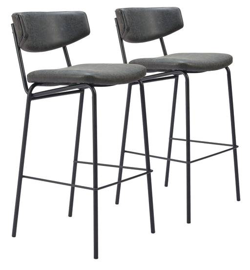 Charon - Barstool (Set of 2) Zuo Modern