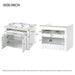Wall Mounted Bathroom Vanity With Tip Out Drawer And Open Back Design Hearth and Haven