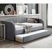 Modern Day Bed Trundle With Slat Support Home Essentials