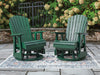 Shell Beach - Swivel Glider Chair - Green Signature Design by Ashley®