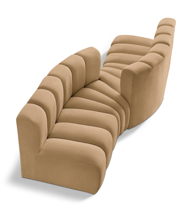 Arc - Velvet 4 Piece Sofa Meridian Furniture
