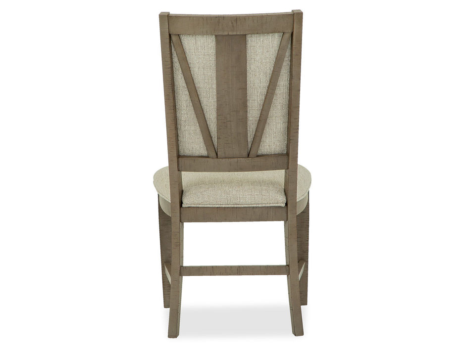 Paxton Place - Step Upholstered Side Chair (Set of 2) - Dovetail Gray Magnussen Furniture