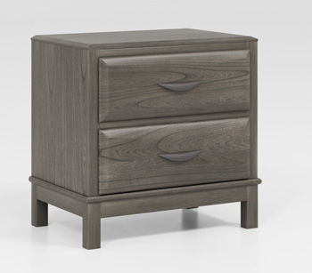 Mazing - Two Drawer Night Stand - Gray Signature Design by Ashley®