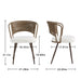 Farmhouse Style Wicker Dining Chair Home Essentials