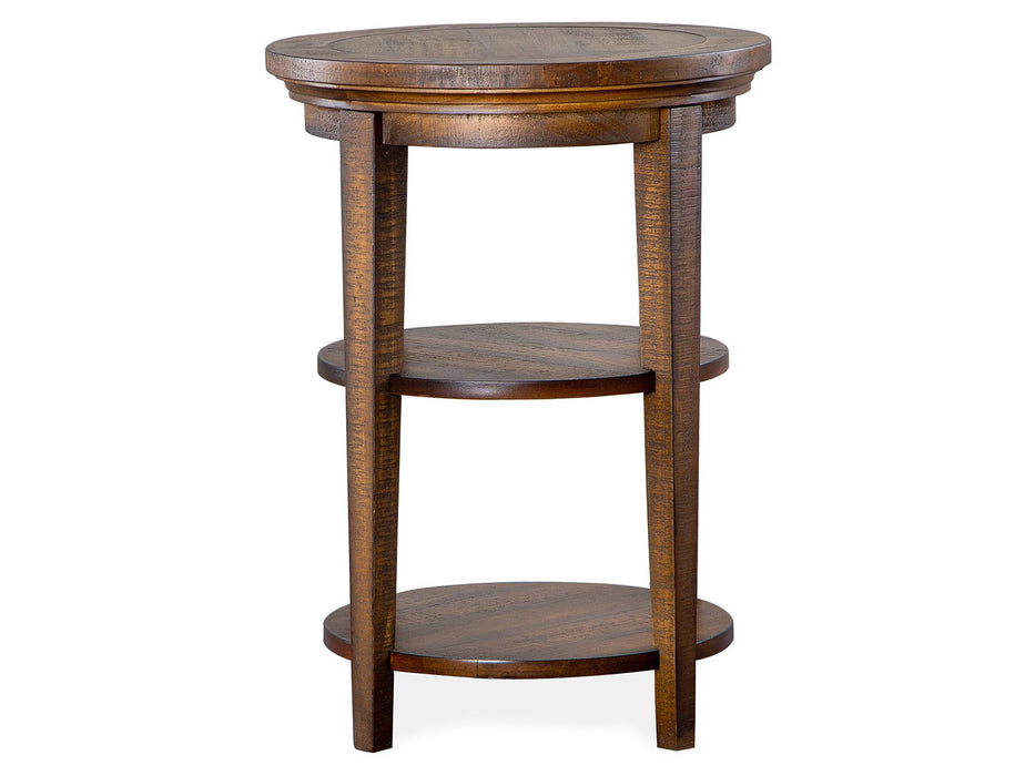Bay Creek - Round Accent End Table - Toasted Nutmeg Magnussen Furniture