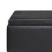 Owen - Tray Top Small Coffee Table Upholstered Storage Ottoman Simpli-Home