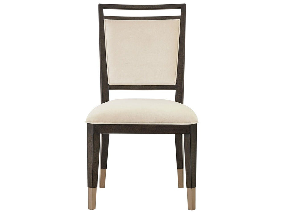 Fenwick - Side Chair - Beige / Dark Brown Universal Furniture