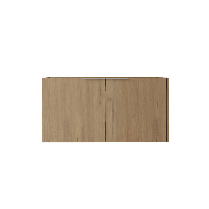 Floating Bathroom Vanity Cabinet With Soft Close Double Doors, Spacious Interior Storage, Wall Mounted, Cabinet Only Home Essentials