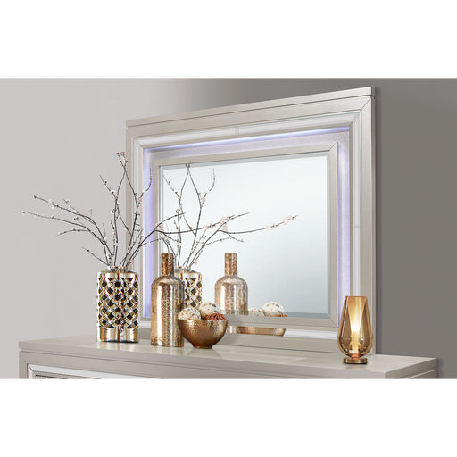 Cross - Glam Mirror With LED - Champagne Global Furniture USA