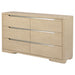 Mirador - 6 Drawer Bedroom Dresser - Natural Furniture Max