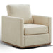 Square Upholstered Swivel Accent Chair Home Essentials