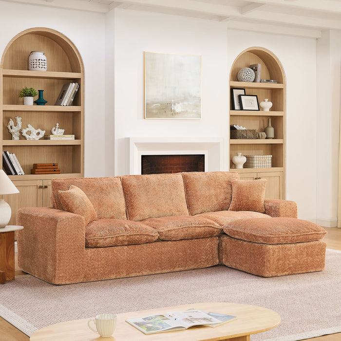 Sectional Sofa With Moveable Ottoman Home Essentials