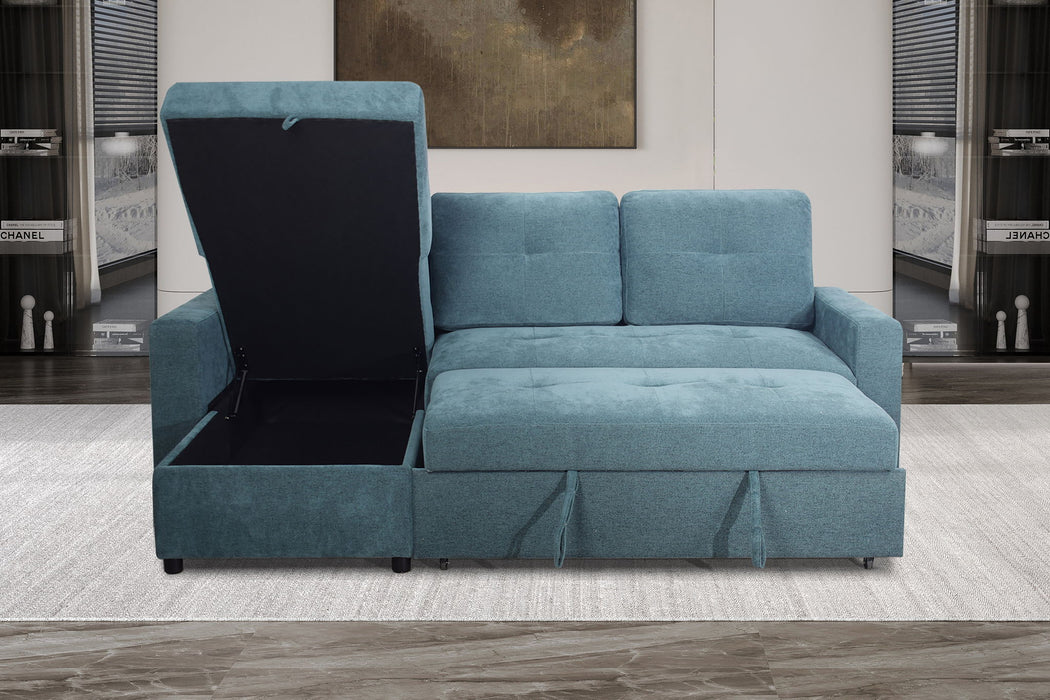 Greer - Loveseat With Pop Up Sleeper - Green