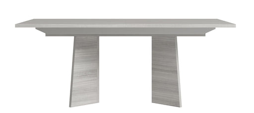 Mia - Dining Table - White / Gray / Silver Status Italy