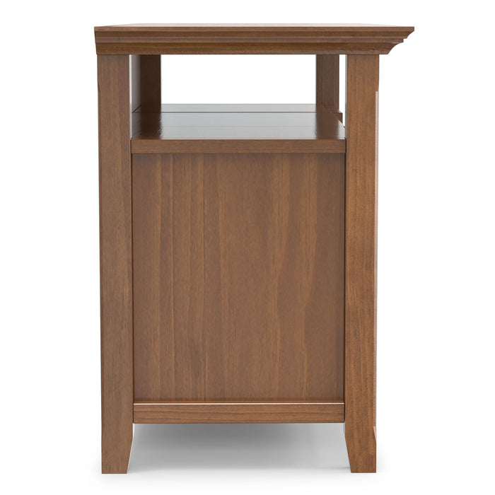Amherst - TV Media Stand - Medium Saddle Brown Simpli-Home