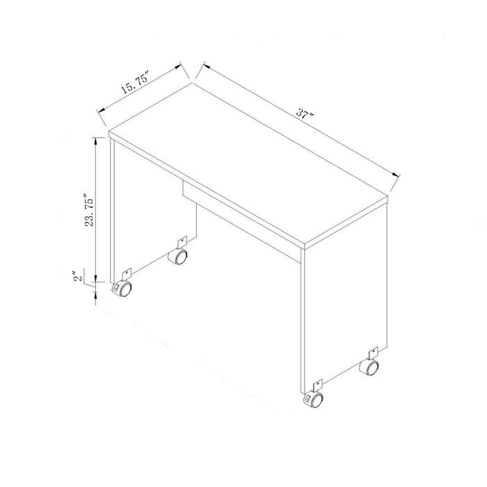 Printer Mobile Stand, Computer Desk, Home Office Desk