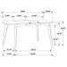 Thomson - Oval Dining Table With Removable Leaf - Walnut Furniture Max