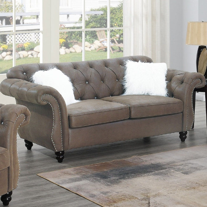 Loveseat With Pillows Living Room Furnitur Home Essentials