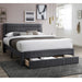 Contemporary Bed With Storage Drawer Home Essentials