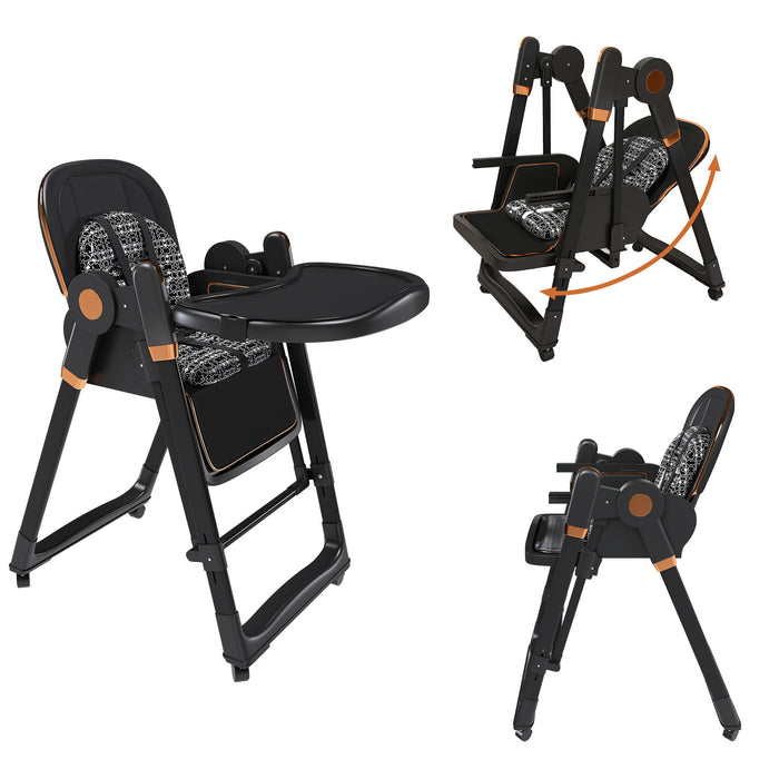 Convertible Baby High Chair To Rocker With 5 Point Harness Home Essentials