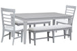 Charleston - Extendable Rectangular Dining Table Set Magnussen Furniture