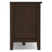 Warm Shaker - TV Media Stand Handcrafted - Tobacco Brown Simpli-Home
