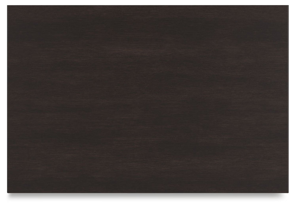 Covetown - Two Drawer Night Stand - Dark Brown Signature Design by Ashley®