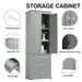 Tall Storage Cabinet With 3 Drawers For Bathroom Hearth and Haven