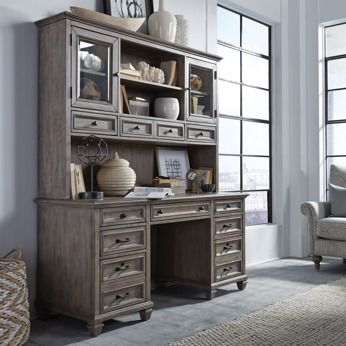 Lancaster - Hutch - Dove Tail Gray Magnussen Furniture