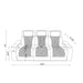 Julian - Power Reclining Sofa With Footrest And LED Lighting - Silver Global Furniture USA