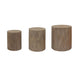 Cylinder Nesting Tables (Set of 3) Home Essentials