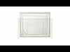 Laveda - Bench - Light Gray Boucle & Pearl White ACME